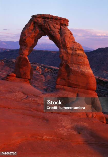 Delicate Arch En Arcos Natn Internacional Park Utah Foto de stock y más banco de imágenes de Arco natural