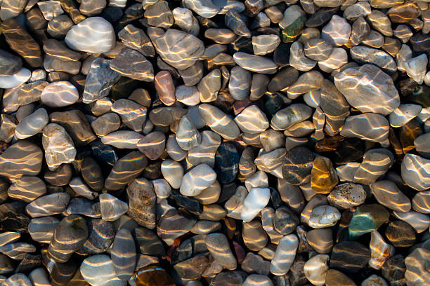 Guijarros en shoal - foto de stock