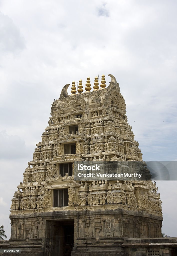 Templo hindu entrada dome - Foto de stock de Bangalore royalty-free