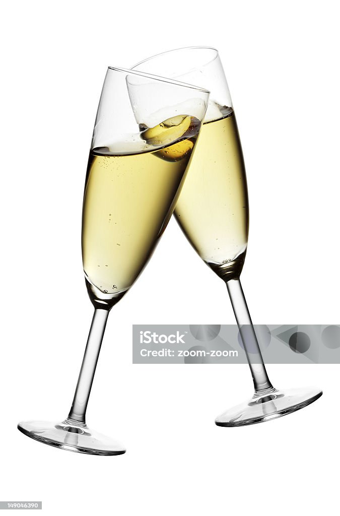 Okulary szampana - Zbiór zdjęć royalty-free (Alkohol - napój)