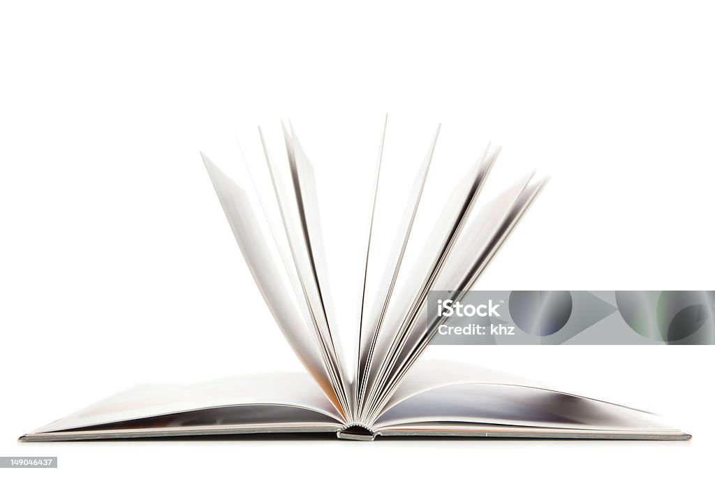 book open book close up on white background Book Stock Photo