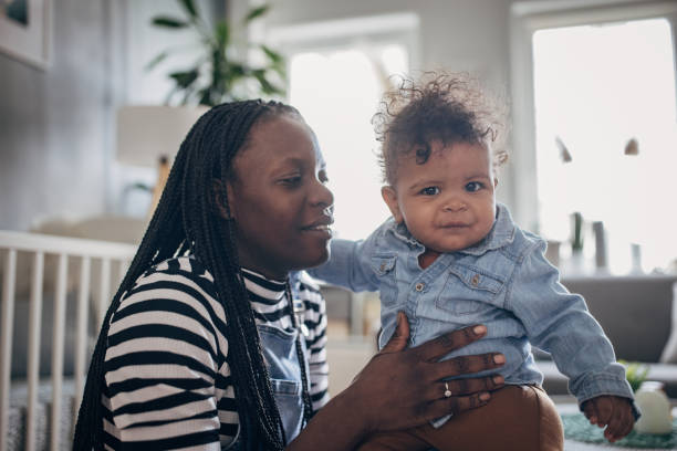 istock Mother with her baby boy 1490465424