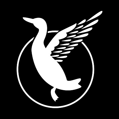 Duck logo vector design template