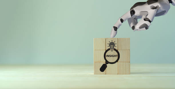 istock Using AI for business intelligence and customer insight analytics. Customer insight marketing concept. Deep understanding of customers, their behaviors, preferences and needs. Predictive analytics. 1490479584