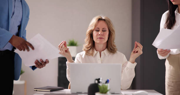 istock Corporate Business People Stress Management 1490481254