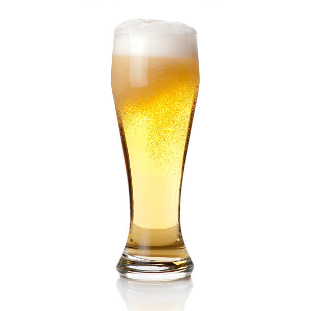 istock Beer into glass isolated on white 149048343