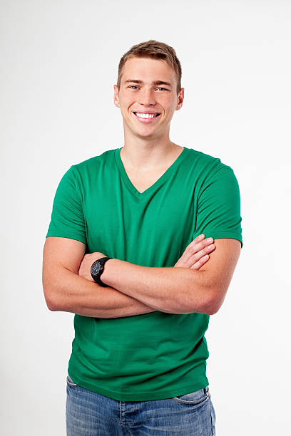 istock Young man in casual wear isolated 149048627