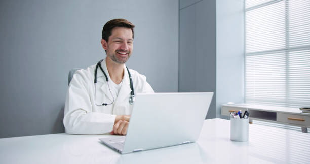 istock Doctor Video Conference Call 1490492542
