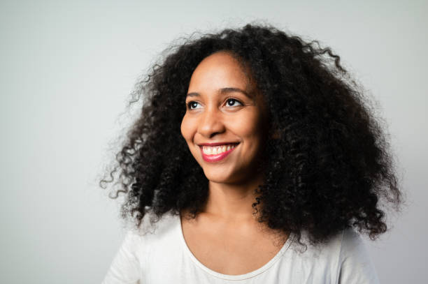 istock A beautiful afro woman looking 1490492611