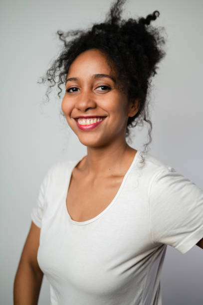 istock A beautiful afro woman looking 1490492718