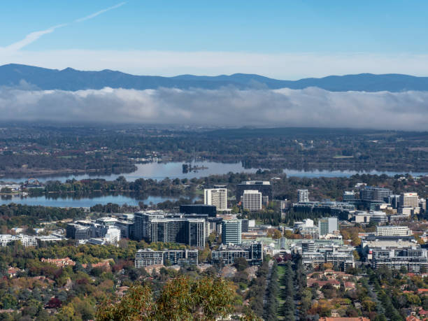 istock Urban skyline and lake 1490493469
