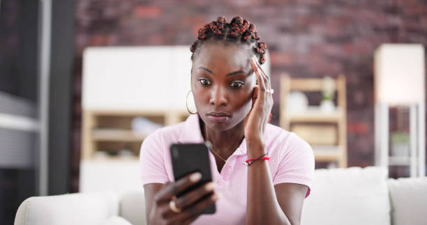 istock African American Women With Mobile Phone 1490496629