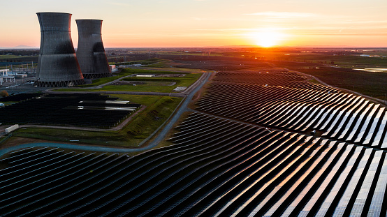 Herald, CA: Rancho Seco nuclear generating station, operated from 1975 to 1989. With supporting electrical grid infrastructure still intact the addition of solar panels at Ranco Seco produces 22,000 megawatt-hours of power each year.
