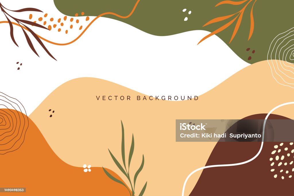 Model Drawing Background Hand Draw Abstract Shapes Template Background Stock Illustration ...