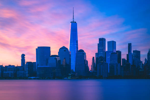 istock The Freedom Tower and NYC Skyline at Sunrise 1490501127