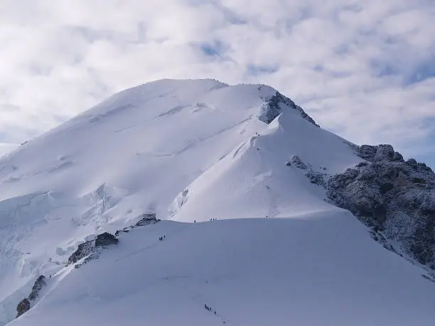 Photo of Climbing to top of Mont Blanc