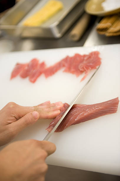 sushi chef stock photo