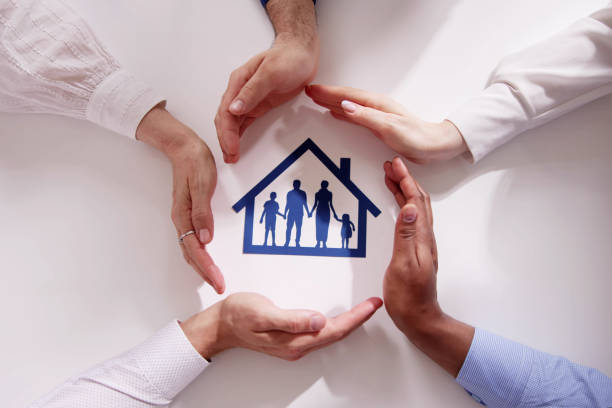 istock Family Insurance Protection And Roof 1490518918