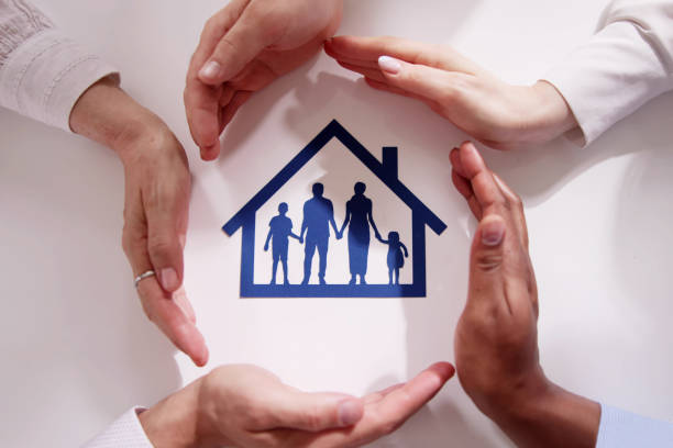 istock Family Insurance Protection And Roof 1490518922