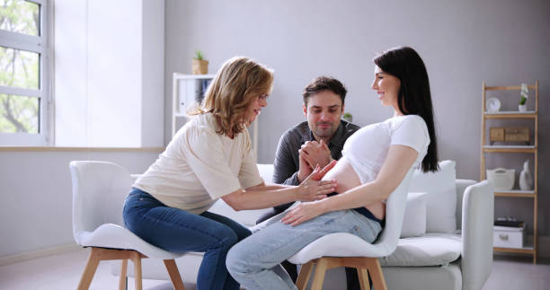 istock Pregnant Woman Baby Support Massage 1490519585