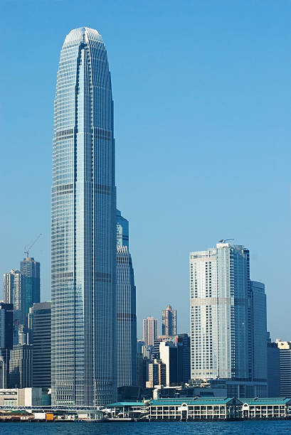Hong Kong skyscraper stock photo