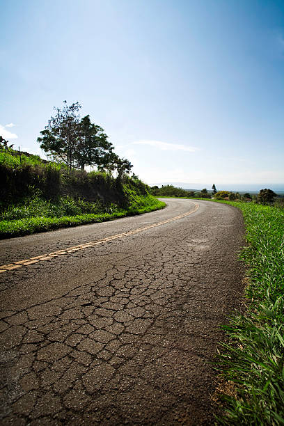 Craquelé, Windy Road, à Hawaï - Photo