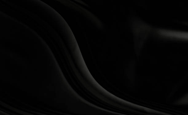 istock Black gray satin dark fabric texture luxurious shiny that is abstract silk cloth background with patterns soft waves blur beautiful. 1490522957