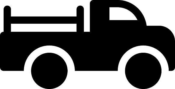 truck  Vector illustration on a transparent background. Premium quality symmbols. Glyphs vector icons for concept and graphic design.