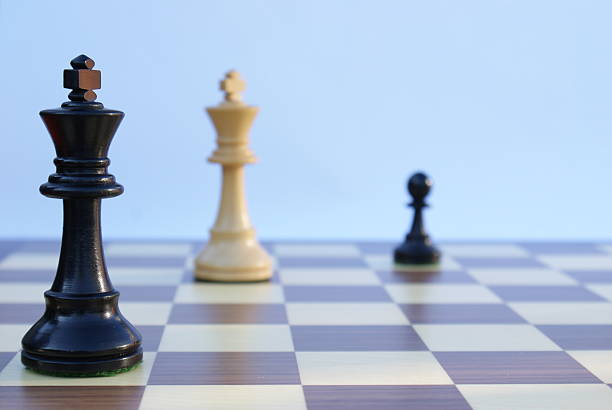 istock Chess king with pawn about to be promoted 149052676