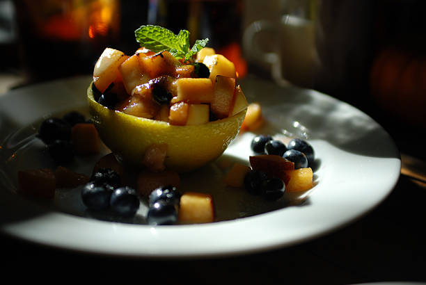 Caramelized Citrus Salad stock photo