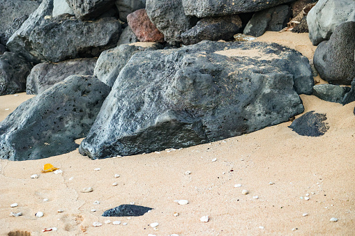 Beautiful shoreline in Maui Hawaii