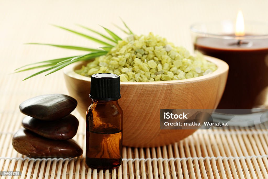 natural bath salt natural bath salt - body care Aromatherapy Stock Photo