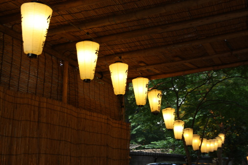 Japanese paper lantern at the Festival.