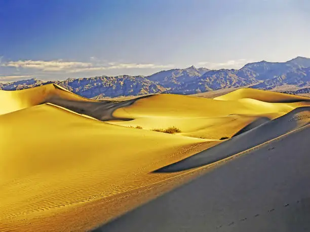 Sand Dunes in Death Valley, California