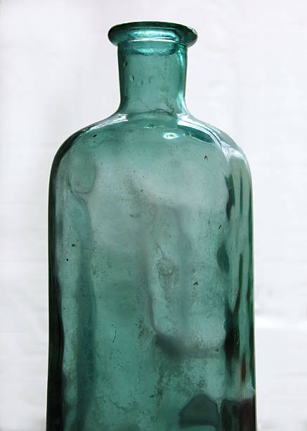 istock Vintage Green Liquor Bottle 149055662