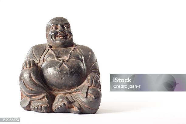 Śmiać Się Budda Na Białym - zdjęcia stockowe i więcej obrazów Azja - Azja, Bez ludzi, Białe tło
