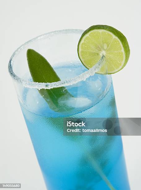 Blu Cocktail - Fotografie stock e altre immagini di Alchol - Alchol, Bicchiere, Blu