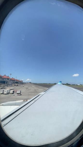 istock Bali Ngurah Rai Airport View from Airplane’s Window 1490564990