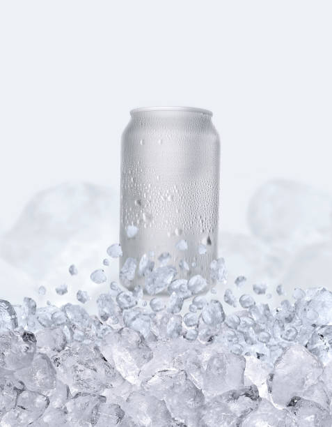 istock A water bottle floats up through the ice cubes 1490567244