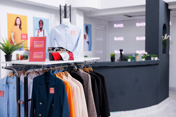 istock Retail store Black Friday merchandising 1490567866
