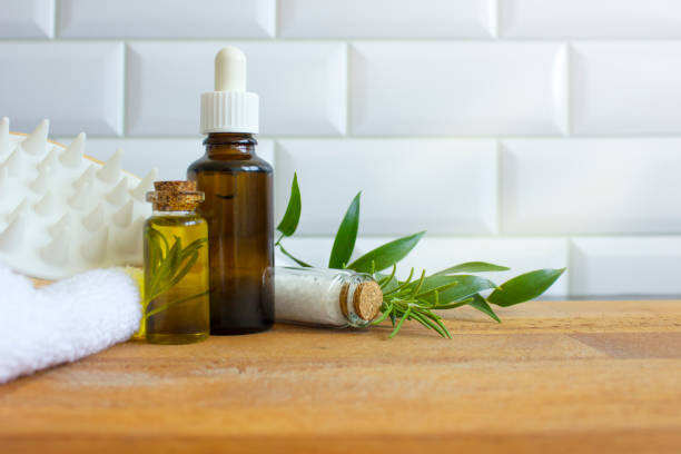istock Natural hair care products 1490570009