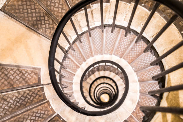 istock Stairs in Arc de Triomphe, Paris, France 1490570559
