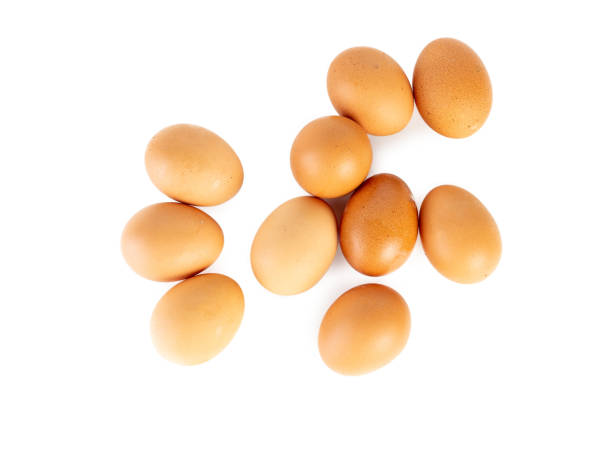 istock fresh chicken eggs, product shot, white background 1490570876