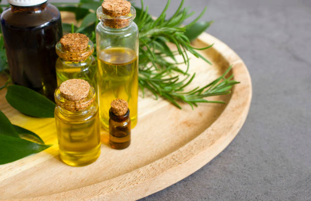 istock Different types of natural oils for body care. 1490575133