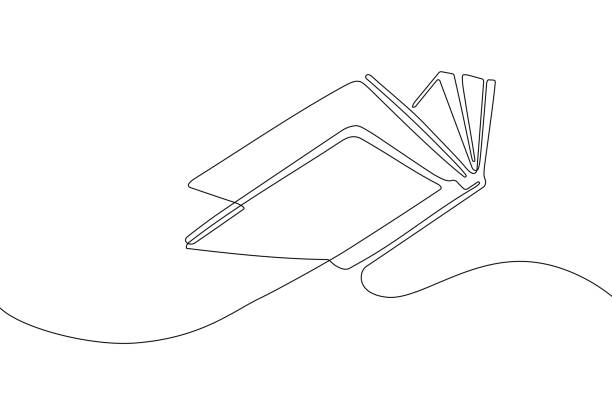 otwarta książka koncepcja ikona edukacji, kreatywności, uczenia się ilustracja stockowa - książka obrazy stock illustrations