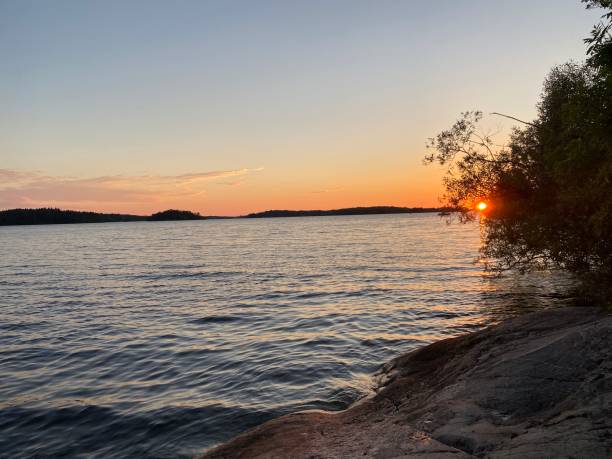 istock Summer Stockholm Sunset Water Nature Archipelago 1490577449