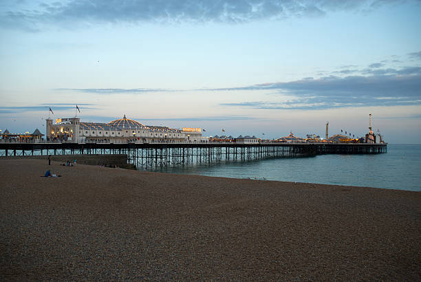 istock Palace Pier Brighton at dusk - wide 149057875