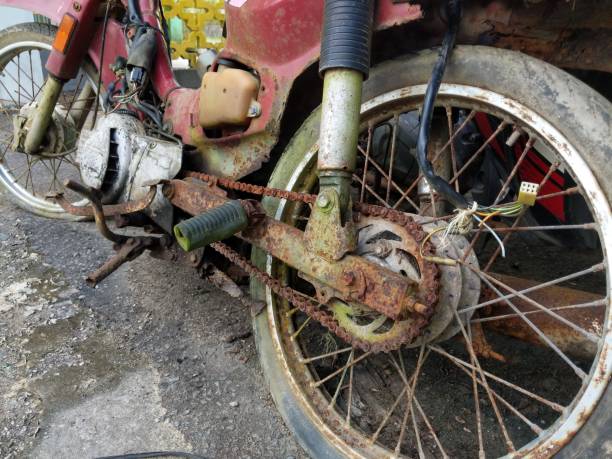 istock A wrecked motorbike 1490579740