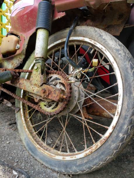 istock A wrecked motorbike 1490579755