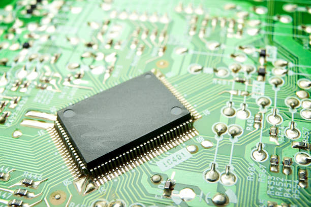 istock Close-up of a integrated circuit 1490580571